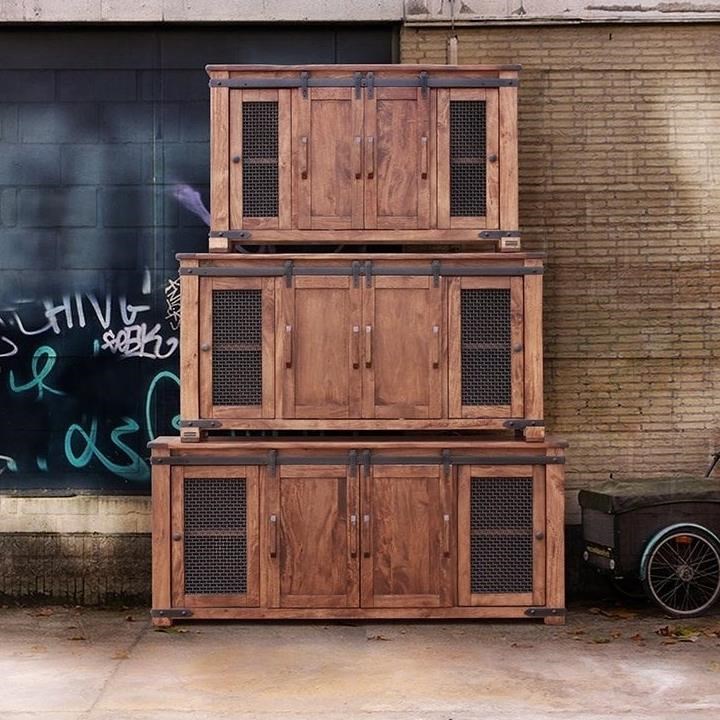 International Furniture Direct Parota 1306244 Rustic 60